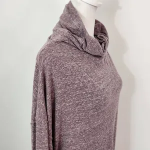 We the Free Plum Oversized Turtleneck Tunic Size XS Free People Purple Top thumbnail 5
