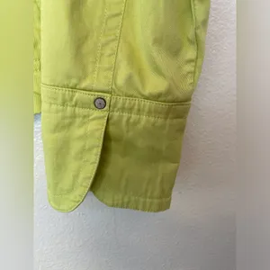 Vintage Tria Y2K Women's Light Green Cotton Jacket Size‎ M thumbnail 9
