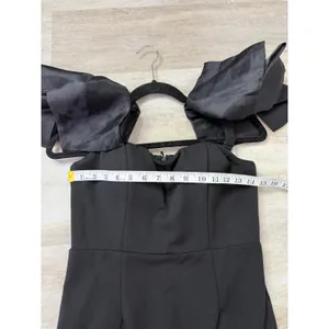 Lulus Pristine Sensation Black Bow Off-the-Shoulder Maxi Dress Size Medium thumbnail 9