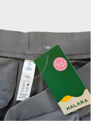 Size L Reg Halara Flex High Waisted Plicated Side Pocket Straight Leg Work Pants thumbnail 7