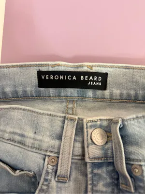 Veronica Beard Carson Ankle Flare Jeans in Everest thumbnail 4