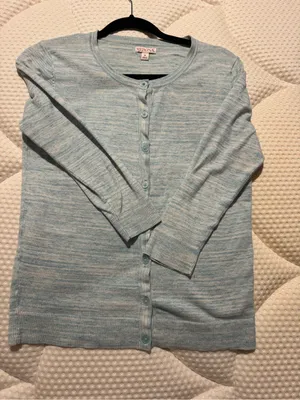 Merona Light Blue' Button-Up Cardigan Sweater thumbnail 1