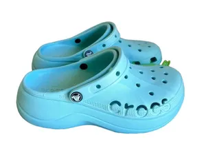 Crocs NEW Women's Baya Platform Mineral Blue Shoe Size 9 #B1878 thumbnail 1