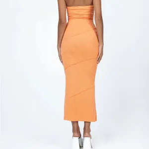 Princess Polly Oscar Midi Dress in Orange Size 8 thumbnail 4