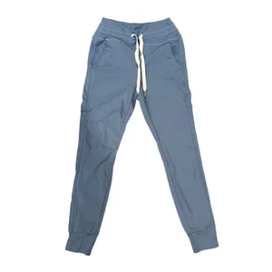 Halara Softlyzero HighWaisted Drawstring Full Length Joggers Gray Blue Medium thumbnail 3