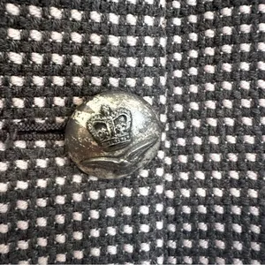 Giorgio Armani Jacket Women 10‎ Gray Pink Double Breasted Military Luxury Career thumbnail 6