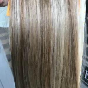 Human hair 18 inch 9 pcs Clipin hair extensions thumbnail 8