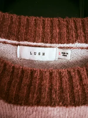 Lush color block sweater thumbnail 2