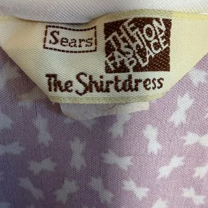 Sears The Shirtdress Dress Womens Medium Vintage 70s Peter Pan‎ Collar thumbnail 3