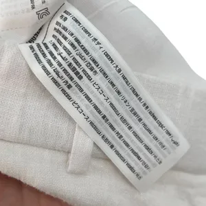Abercrombie Sloane Tailored Shorts Linen Blend High Rise White Size 32‎ 14R thumbnail 11