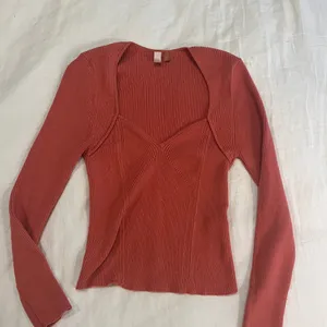 Anthropologie Pilcro Light Pink Cropped Bustier Square Neck Sweater Top Size XS thumbnail 3