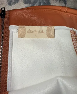 Altar'd State Faux Leather Skirt thumbnail 5