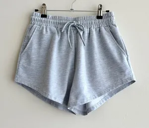 Amazon Grey High Waisted Sweat Shorts, Activewear Shorts, Size Medium thumbnail 2