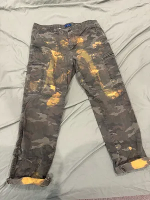 George camo cargo pants with yellow Multiple Size 32 thumbnail 1