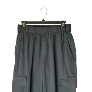 Gap Cargo Pants Women Small Black Elastic Waist Broken Twill Utility Streetwear thumbnail 8