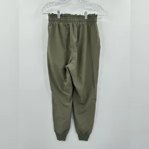 Abercrombie & Fitch Women's High Rise Tech Performance Green Joggers Size‎ Small thumbnail 2