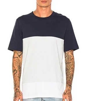 Rag & Bone Mens M Precision Block‎ Crewneck T-Shirt Blue thumbnail 1