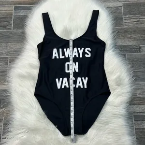 Always On Vacay One Piece Swimsuit in Black thumbnail 5