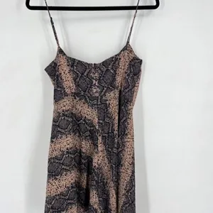 Blue Life Women's Snake‎ Print Sweetheart Corset V-Neck Mini Dress Brown Medium thumbnail 11