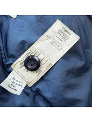 Patagonia Navy Down Hooded Parka Jacket Small Fleece Lined Worn Wear Winter Coat thumbnail 9