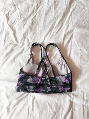 Lululemon Floral Shift Multi Energy Bra *Medium Support, B-D Cup Size 4 thumbnail 2