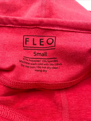 Fleo Power Solid Color Shorts Booty Pink Small Gym CrossFit Athletic Soft thumbnail 4