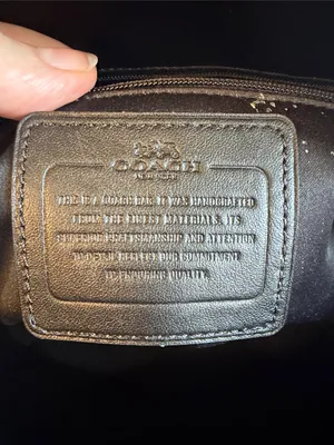 COACH Taylor Bowler Satchel WOOL/LEATHER Black F32818 thumbnail 12