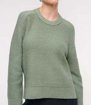 Abercrombie & Fitch Madeline Textural Sweater Size XXS in Green thumbnail 1
