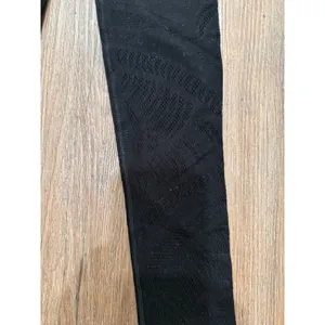 Lululemon‎ Womens High Rise Paisley Jacquard Leggings Black Size 4 Full Length thumbnail 3