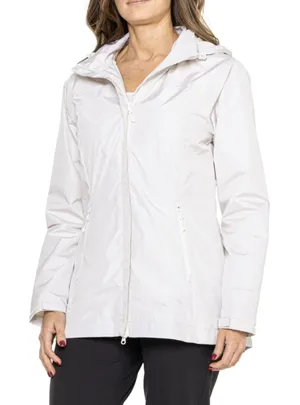 Buckle Liv Outdoor Nimbus Birch Geo Hooded Mesh Lined Water Resistant Travel Jacket M thumbnail 1