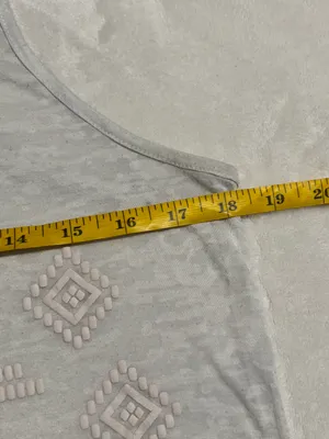 Forever 21 Geometric White Tank Top thumbnail 5