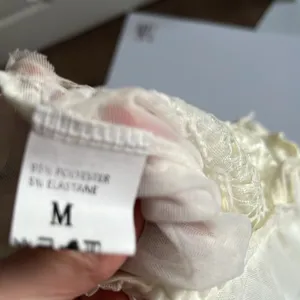 Ivory Lace Lingerie Bodice with Mesh Back Women's M thumbnail 11