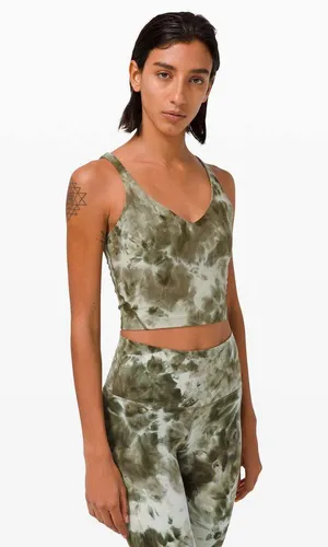 Lululemon Green Diamond Dye Align Tank thumbnail 1