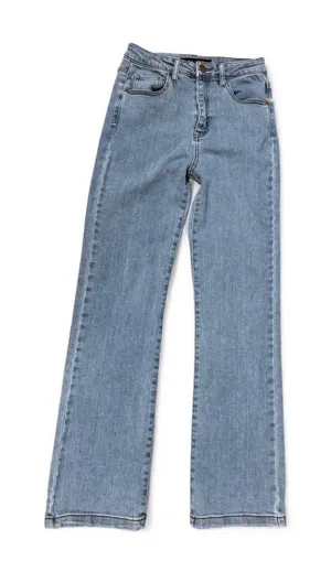 Risen Los Angeles High Rise Straight Leg Jeans Medium Wash Size 26/3 thumbnail 1