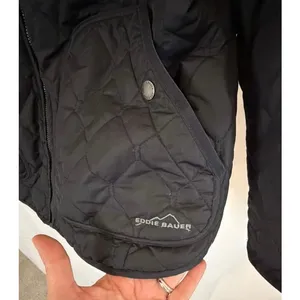 Eddie Bauer Women's Quilted Field Jacket in Black sz. XL\\\\ thumbnail 11