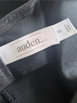 Auden Seamless Knit Lightly Lined Bralette Black Size 1X NWT thumbnail 7