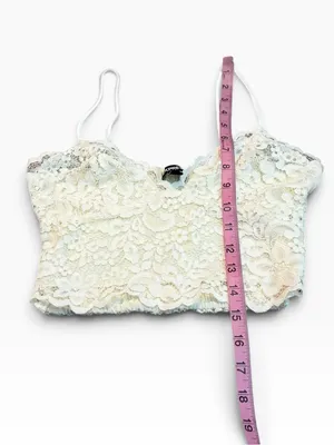 EXPRESS lace crop top thumbnail 3