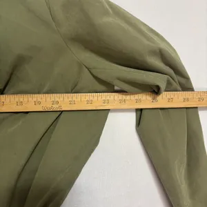 Metaphor NWT Women's Belted Trench Coat Olive‎ Green Sz XL Minimalist Neutral Utility thumbnail 10