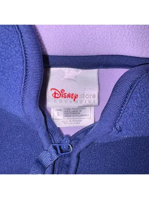Disney Store Minnie Mouse Woman’s L Navy Blue Fleece Pullover Sweatshirt thumbnail 5