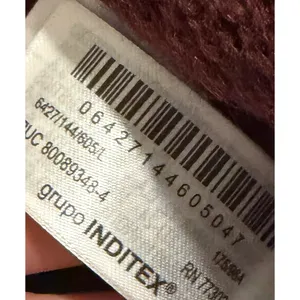 Zara Burgundy Maroon Gold Button Cardigan Sweater Size L NWT Quiet Luxury thumbnail 9