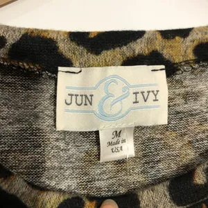 Francesca's June & Ivy Tammy Ruched Leopard Luxe Mini Dress Medium Night‎ Out thumbnail 7
