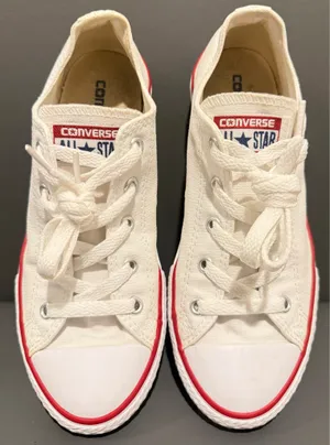 Converse All Star White Low Top Sneaker Youth Size 3/Woman’s 4.5 thumbnail 4