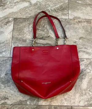 Karl Lagerfeld Red Bow Tote thumbnail 1