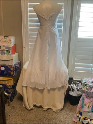 White Maxi Dress with Ruffle Detail thumbnail 4