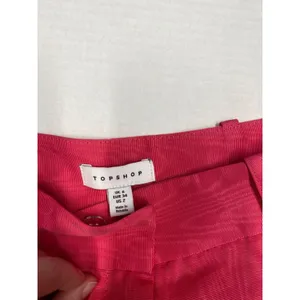 Topshop womens shorts size 2 high waisted Pink thumbnail 2