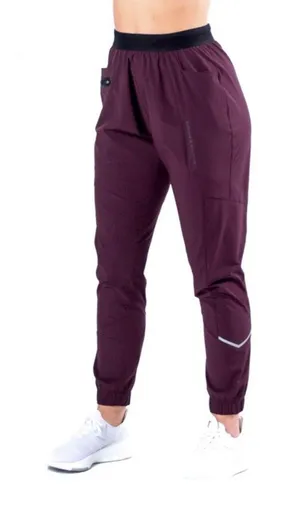 Alphalete Women’s Infinity Studio Pants - Burgundy, Size Medium thumbnail 1