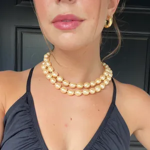 Vintage Marvella Single Strand faux Pearl Necklace thumbnail 1