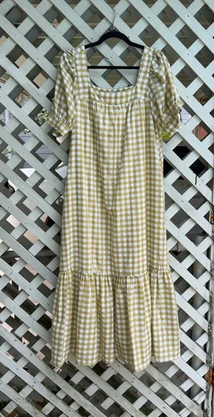 Emory park gingham maxi dress thumbnail 1