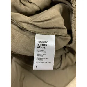 Darling Olive Green Pull On Shorts Womens Small Modal Casual Lounge‎ thumbnail 4
