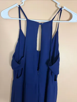 Forever 21 Cobalt Blue Spaghetti Strap Maxi Dress thumbnail 6